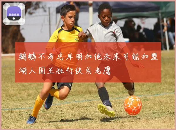 鹈鹕不考虑库明加他未来可能加盟湖人国王独行侠或老鹰